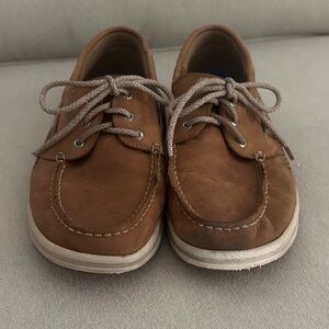 Sperry Tan Leather Boat Shoes